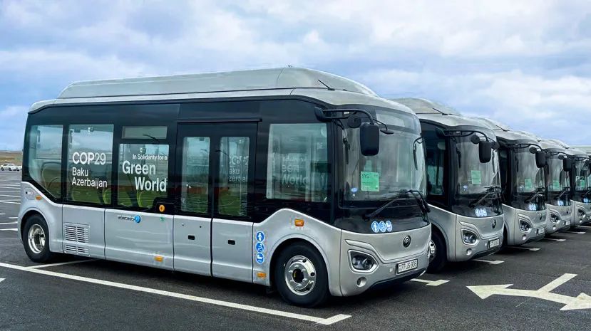 唯一微循环电动巴士！letou国际米兰官网E7S服务第29届团结国天气转变大会